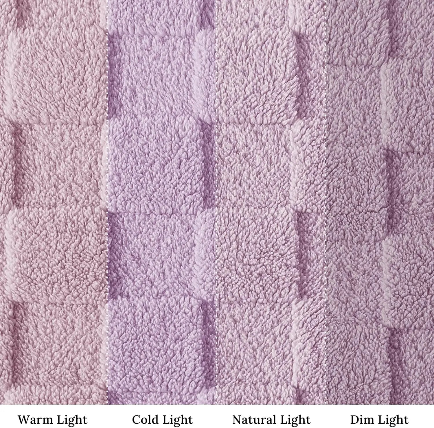 Lilac Checkered Fleece Blankets Christmas Gifts for Women Men Girls Cute Soft Cozy Throw for Bedroom Home Decor Gifts Blankets