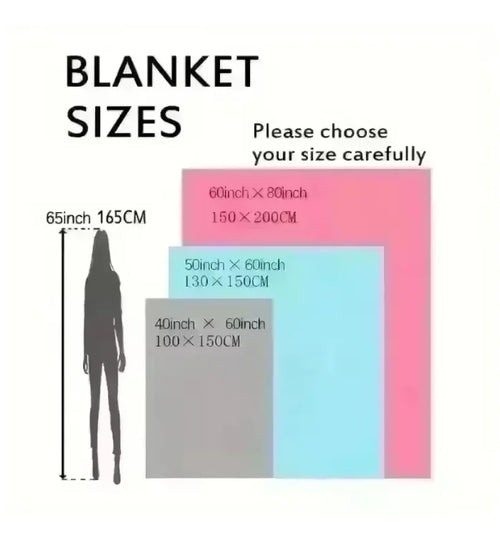 Grid Letter Blanket Plush Blanket Personalized Classroom Sofa Bedroom Blanket Home Decoration