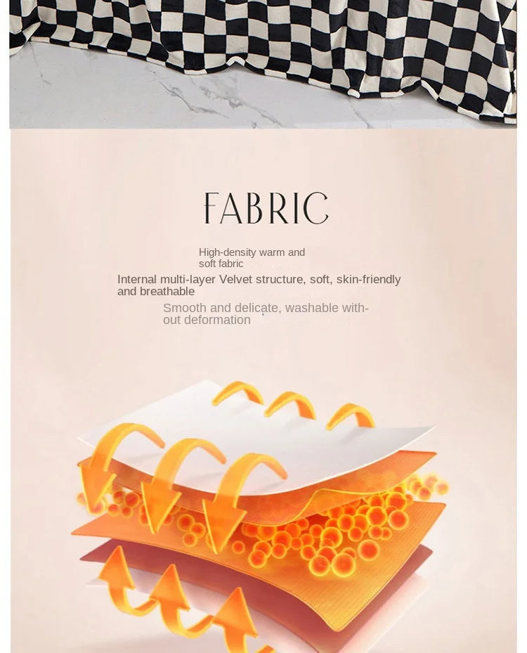 New Ins Checkerboard Blanket Classic Plaid Sofa Blanket Spring and Summer Air Conditioning Blanket Office Nap Shawl Cushion