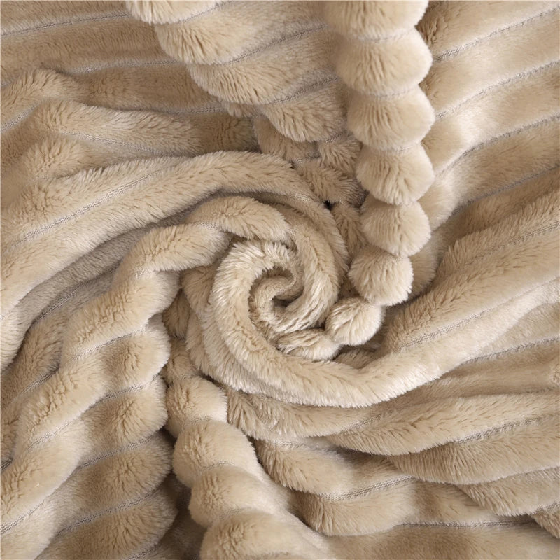 Soft Plaid Blankets Warm Coral Fleece Throw Blanket Sofa Cover Bedspread On The Bed For Adult Kid Pet Winter Warm Blankets