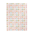Grid Letter Blanket Plush Blanket Personalized Classroom Sofa Bedroom Blanket Home Decoration