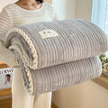 Throw Blanket for Sofa Winter Blanket King Size Home Warm Plaid Comforter Bedspread Bedding Sheet