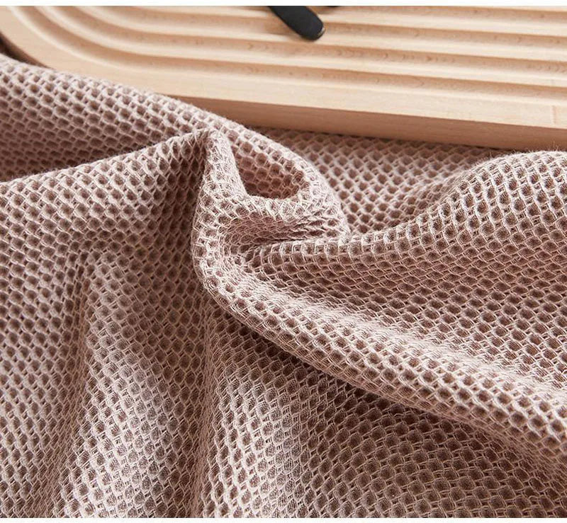 Solid Cotton Blanket for Bed Waffle Plaid Bedspread for Single Queen King Bed Sofa Blankets Throw Sofa Cover Sheet Summer Quilt